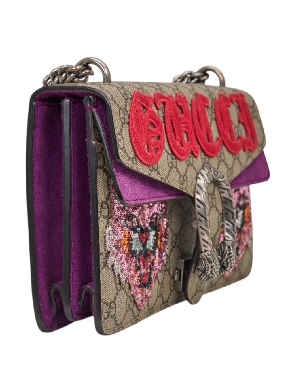 Gucci Small Dionysus Supreme Angry Cat